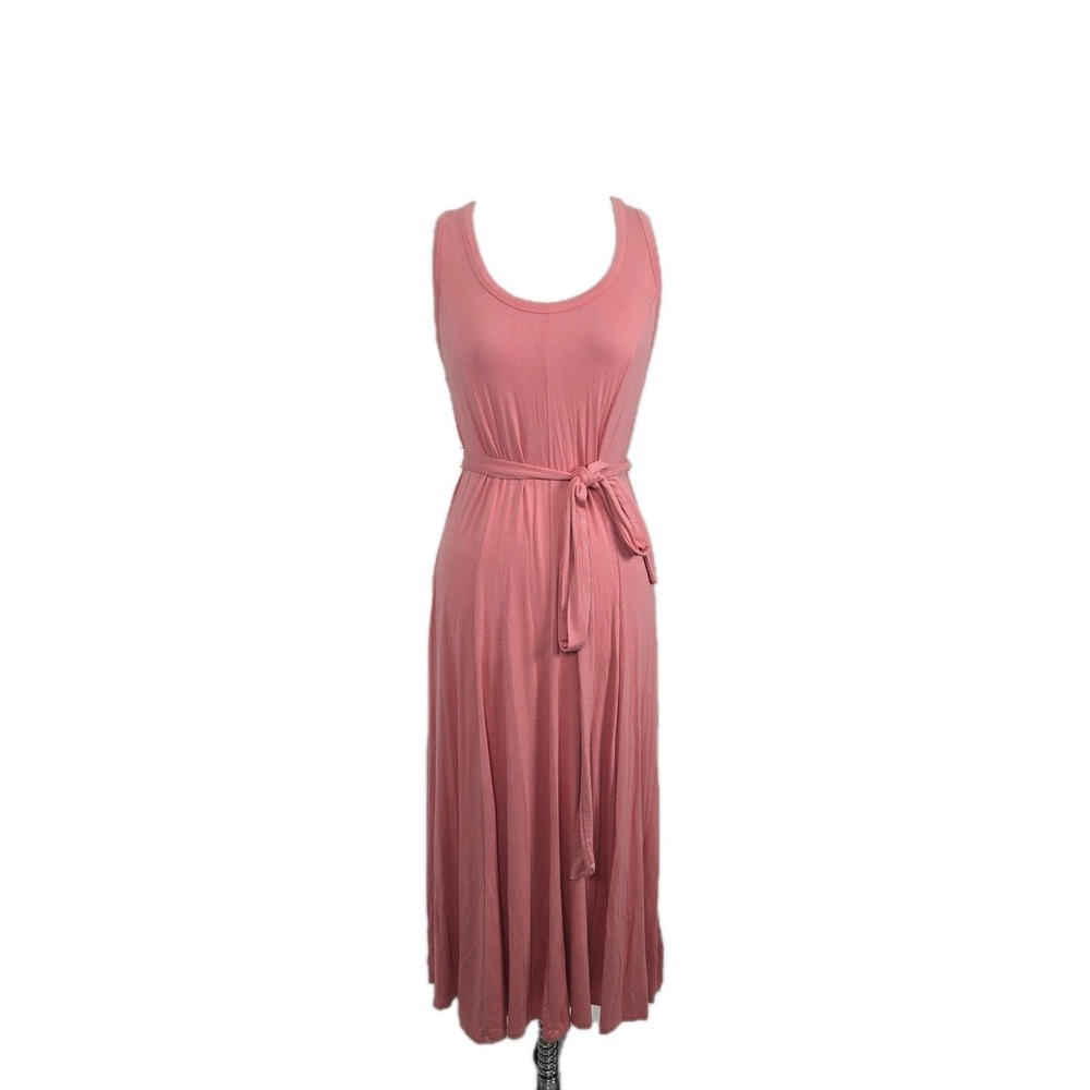 GAP Size‎ Small Jersey MIDI Dress Potpourri Pink Sleeveless Rayon Tank  NWT